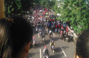 Unjuk Rasa di Maspion 1, Lalu Lintas MACET TOTAL