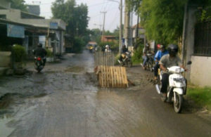 Jalan di Bohar Rusak