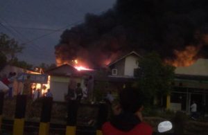 Kebakaran Pabrik Plastik di Tanggulangin