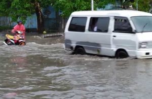 Banjir di Daerah Kamal Bangkalan