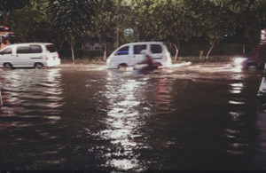 Banjir di Cemengkalang Sidoarjo