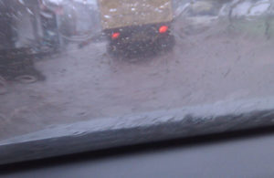 Banjir di JL Urip Sumpoharjo Pasuruan