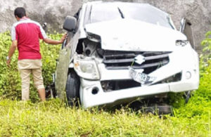 APV Terguling, Satu Orang Luka