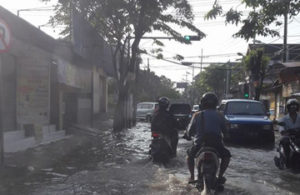 Kondisi Genangan di Balongsari Tama