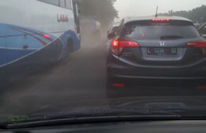 Tol Sidoarjo arah Waru, Macet