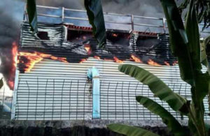 Kebakaran di Driyorejo