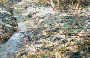 Timbunan Sampah di Pamurbaya