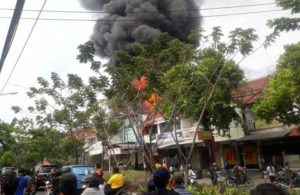 Kebakaran Ruko di Mulyosari