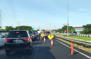 Perbaikan Jalan di Tol Juanda