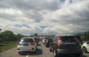 Kepadatan di Exit Tol Pandaan