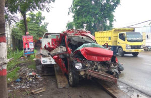 Kecelakaan di Boboh, Lalu Lintas MACET panjang