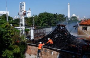 Kebakaran 3 Bangunan di Bubutan Surabaya