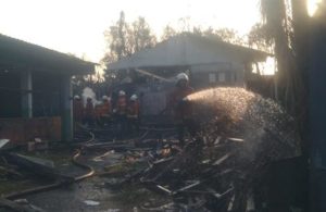 Kebakaran Balai Diklat PUPR di Surabaya