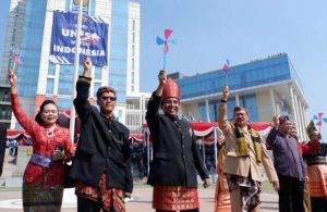 Main Kitiran di HUT ke-74 RI di Unesa