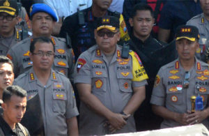 Kapolda Jatim Saksikan Demo