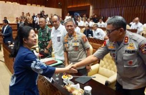 Rapat Keamanan DPR, Polri, dan TNI
