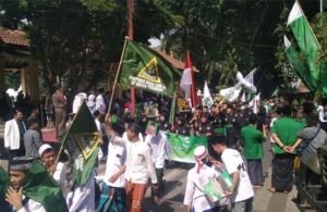 Pawai Santri Nusantara di Sidoarjo