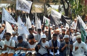 Aksi Saat Sidang Putusan Gus Nur