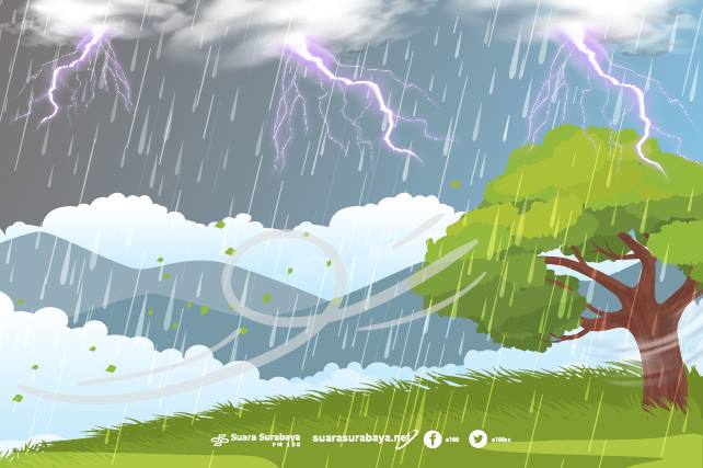 Jelang Puncak Musim Hujan, Masyarakat Diminta Waspada Perubahan Cuaca  Tiba-Tiba – Suara Surabaya