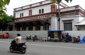 Bangunan Kuno Stasiun Surabaya Kota Dalam Pengerjaan