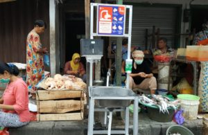 Fasilitas Cuci Tangan di Pasar
