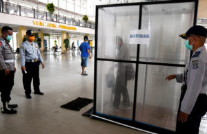 Bilik Sanitizer Lengkapi Purabaya