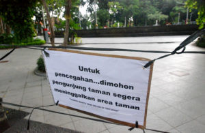Taman Bungkul Ditutup