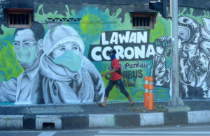 Mural Lawan Corona, dan Pantau Omnibus Law