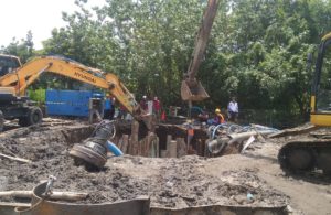 Perbaikan Pipa PDAM di Purimas Terkendala