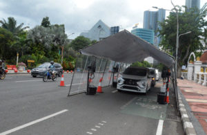 Penyemprotan Anti Bakteri Drive Thru