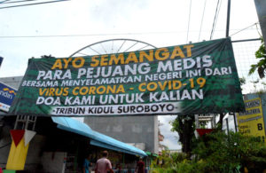 Bonek Tribun Kidul Support Tenaga Medis Lawan Covid-19