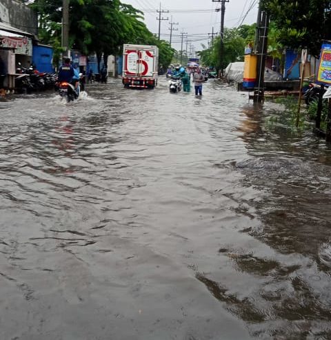 Banjir Di Tambak Sawah