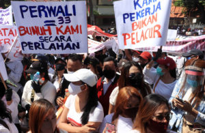 Pekerja Tempat Hiburan Malam, Demo
