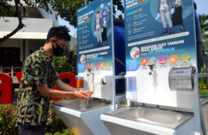 Wastafel Cuci Tangan Gugah Kesadaran Mahasiswa