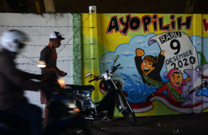 KPU Sosialisasi Pilwali Surabaya Lewat Mural