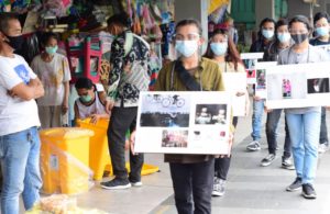 Sosialisasi 3M dalam Bingkai Foto