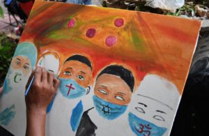 Lomba Lukis di Masa Pandemi