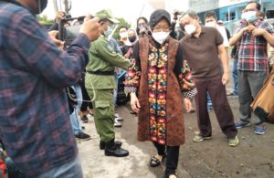 Wali Kota Surabaya Nyoblos