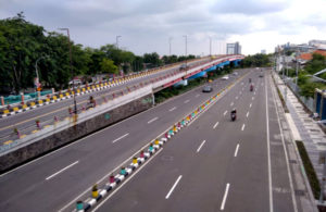 Hari Pertama 2021, Surabaya Lengang
