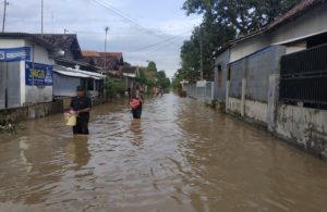 Banjir di Bandar Kedungmulyo Kabupaten Jombang