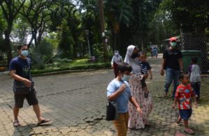 Hari Pertama Taman Flora Buka