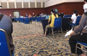Suasana Vaksinasi di Grand City