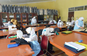 PTM dengan Prokes Ketat di SMKN 6 Surabaya