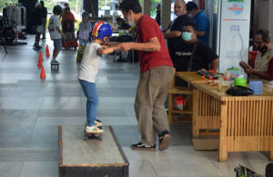 Seru !!! Aksi Surabaya Skater School di SSPF
