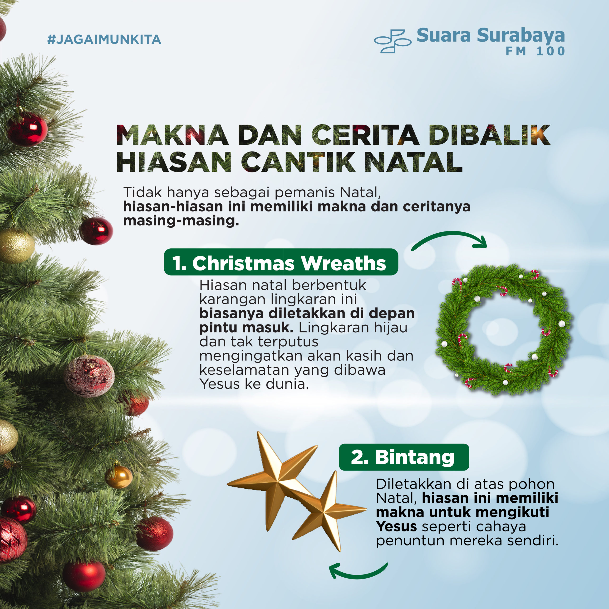 Makna dan Cerita Dibalik Hiasan Cantik Natal