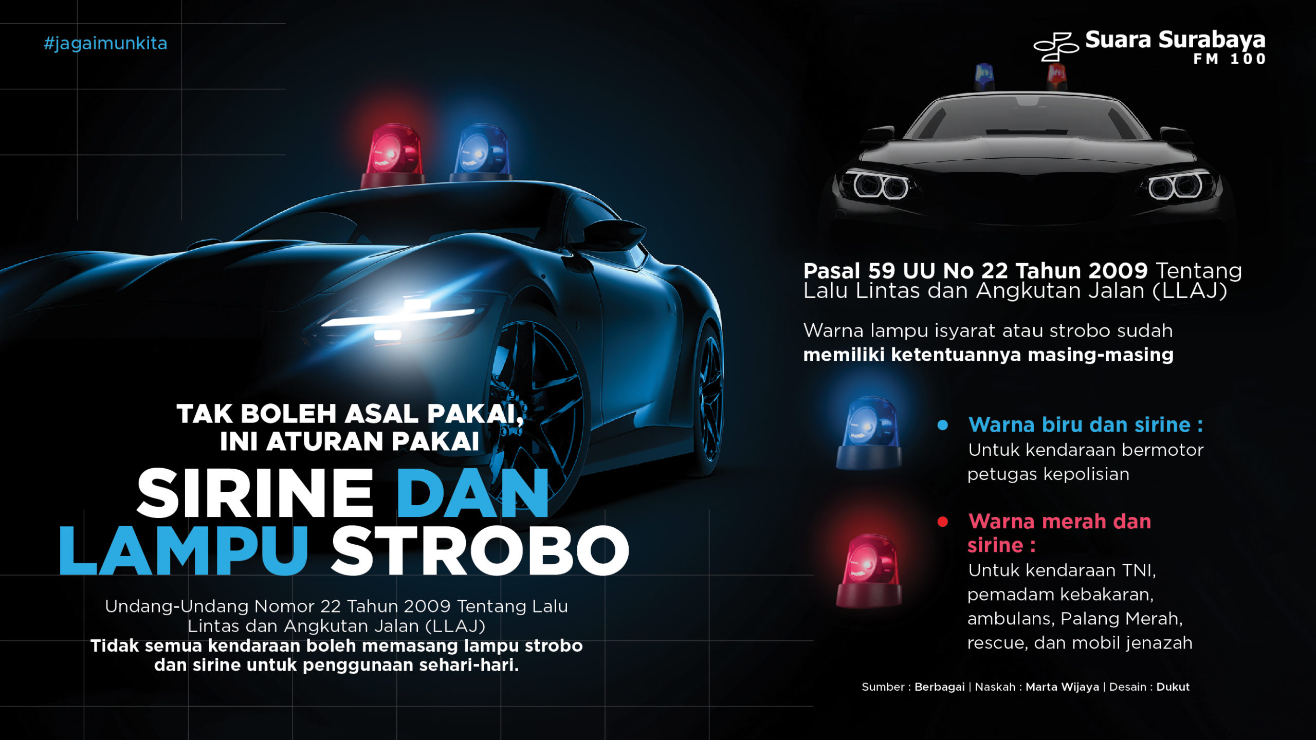 Polisi Harus Tindak Tegas Sirene dan Lampu Strobo Yang Dipakai Sembarangan