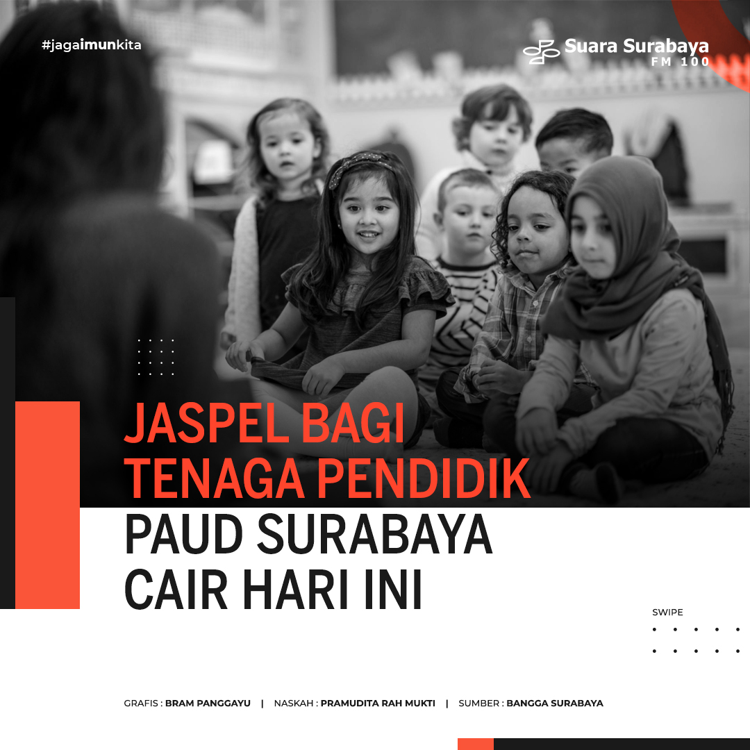 Kabar Gembira Untuk Tenaga Pendidik PAUD (TK/KB/TPA/SPS) di Surabaya