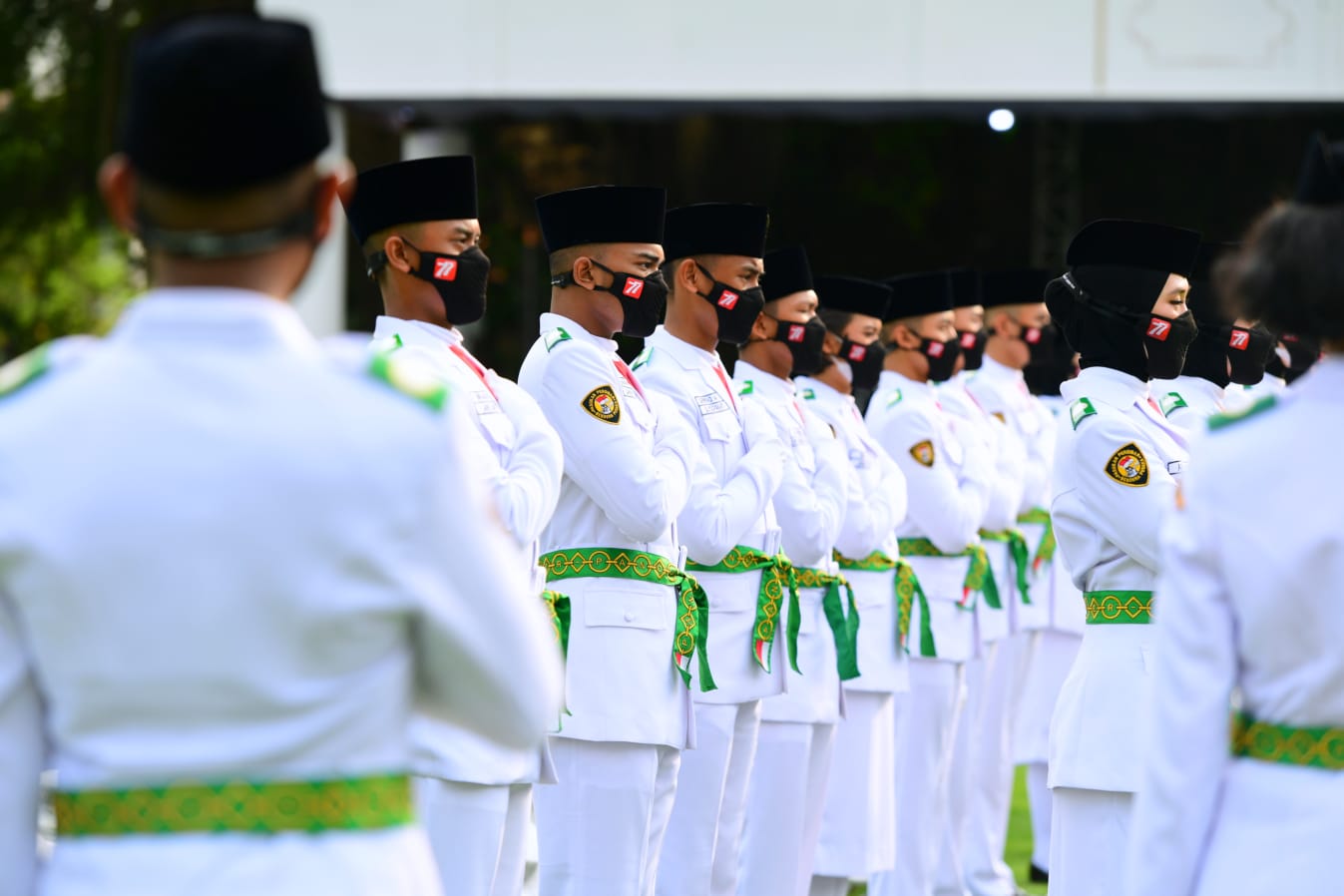 Susunan Pasukan Pengibar Bendera Pusaka Upacara Detik-Detik Proklamasi di Istana Merdeka