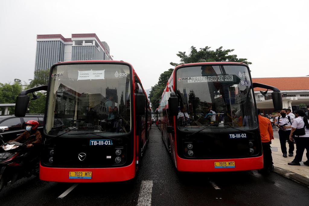 Berhenti Setahun, Bus Listrik Trans Semanggi Suroboyo Kembali Beroperasi