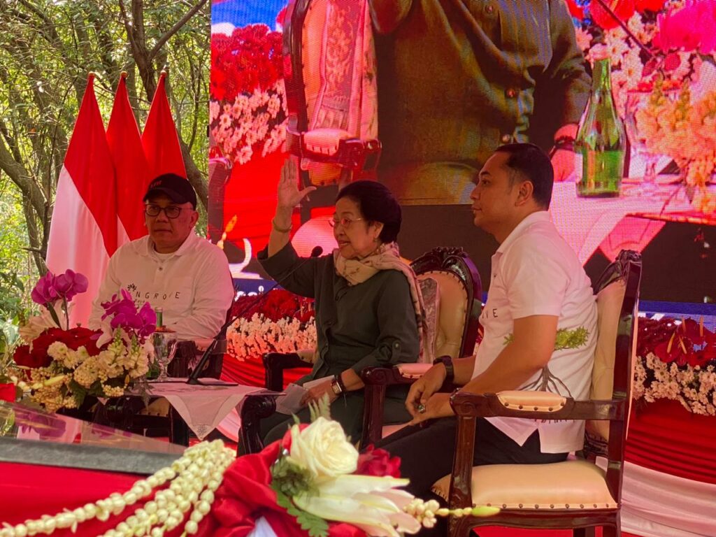 Megawati dan Eri Puji Kontribusi Risma saat Peresmian Kebun Raya ...